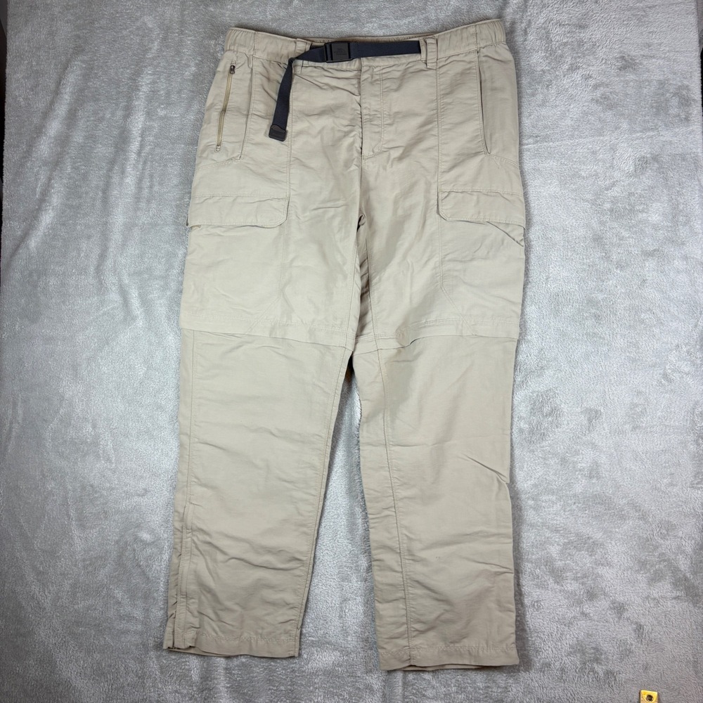 The North Face Pants Mens XL (Fits 38x32) Paramount Convertible Cargo Tan Hiking